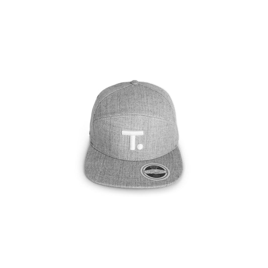 Flat cap Grey Melange-U-flex-Tonic Apparel