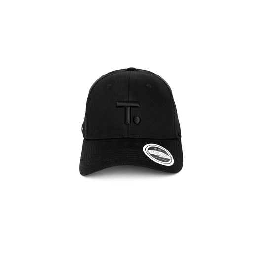 Tonic Peak Cap Black on black-U-flex-Tonic Apparel